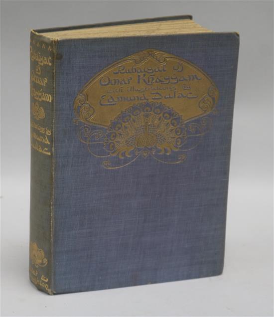 Omar Khayyam - The Rubiyat, illustrated by Edmund Dulac, translated by Edward Fitzgerald, 8vo, pale blue
